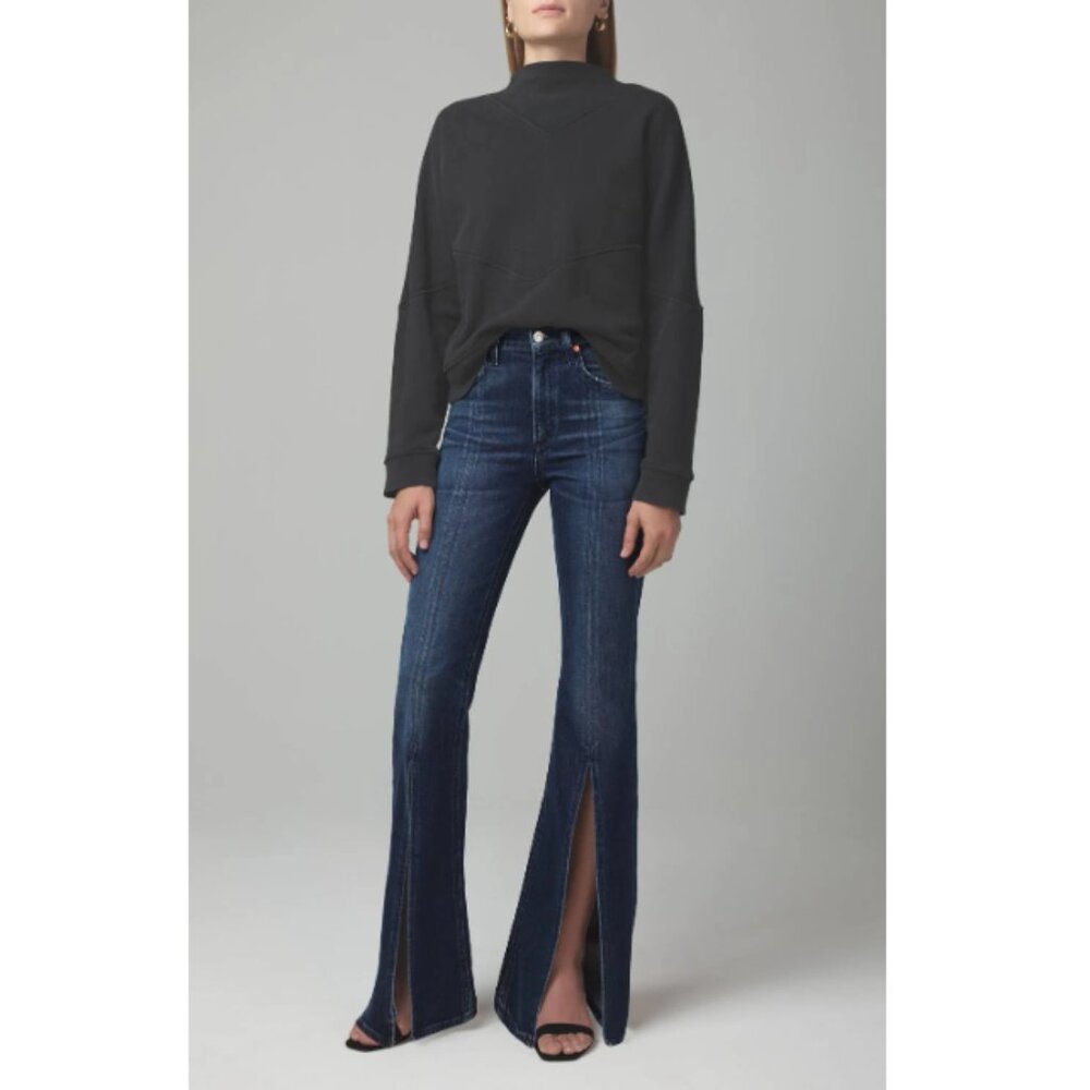 NWT Citizens of Humanity Hailey Long Flare Jeans Intuition Wash Size 27